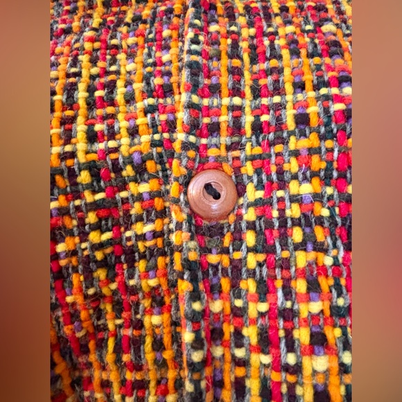 Vintage Ecuadorian handwoven jacket- 100% wool - Picture 7 of 9